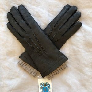 Portolano Leather and Cashmere Gloves
